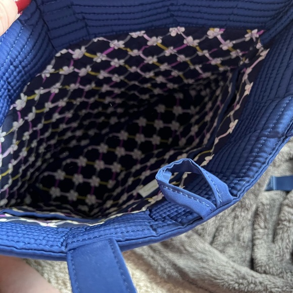 Vera Bradley Blue Quilted Tote - Picture 4 of 4